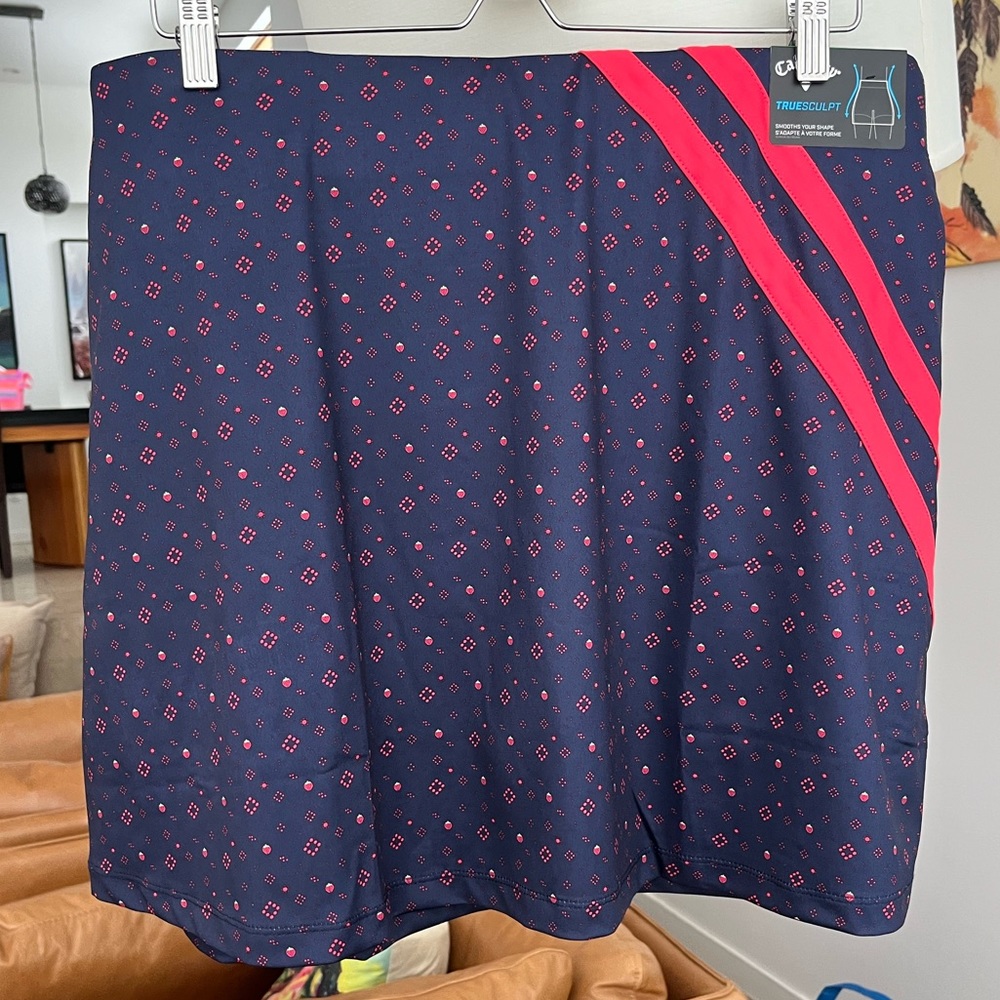 NWT Callaway Geometric Strawberry Print Golf Skort - Picture 3 of 7